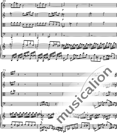 Miehling, Klaus: Concerto in C Major for harpsichord and (baroque) string orchestra - Violin 2+Piano+[Vla+Vlc+Db]:9