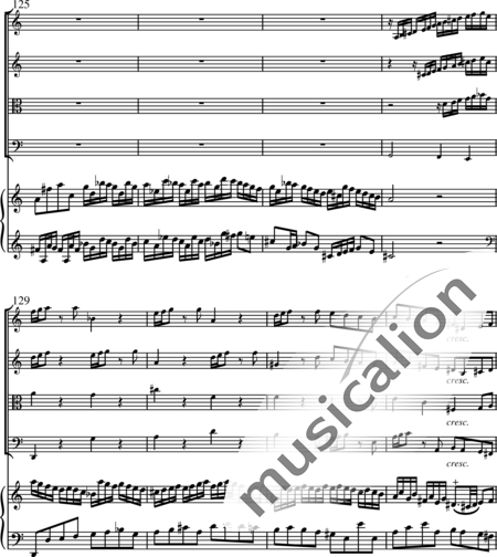 Miehling, Klaus: Concerto in C Major for harpsichord and (baroque) string orchestra - Violin 2+Piano+[Vla+Vlc+Db]:16