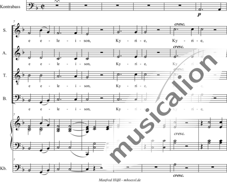 Dubois, Théodore: Messe brève (in F dur) - Chor>SATB+Orgel+Kb:1