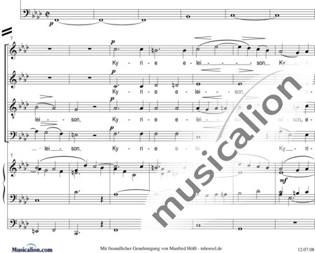 Rheinberger, Josef Gabriel: Mass in F minor - Choir>SATB+Organ:1
