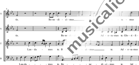 Aichinger, Gregor: Missa de Beata Virgine: 2. Gloria - Choir>SATB:1