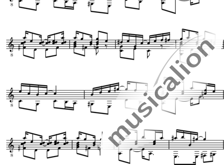 Stubbe, Reinhold: Ragtime Nr. 1 - Gitarre:1