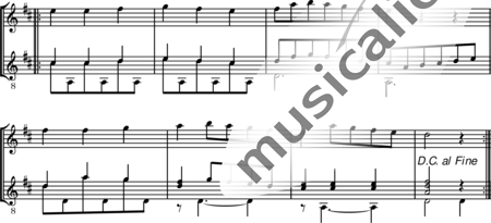 Küffner, Joseph : Andante in D minor for Flute and Guitar - Flute+Guitar:2