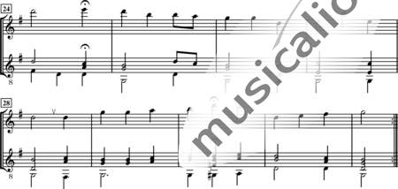Falley, Werner
: The Ash Grove (arr.) - Flauta dulce+Guirarra:5