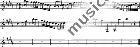 Mozart, Wolfgang Amadeus: Clarinet Concerto, 2nd mvt (clarinet part) - Clarinet:11