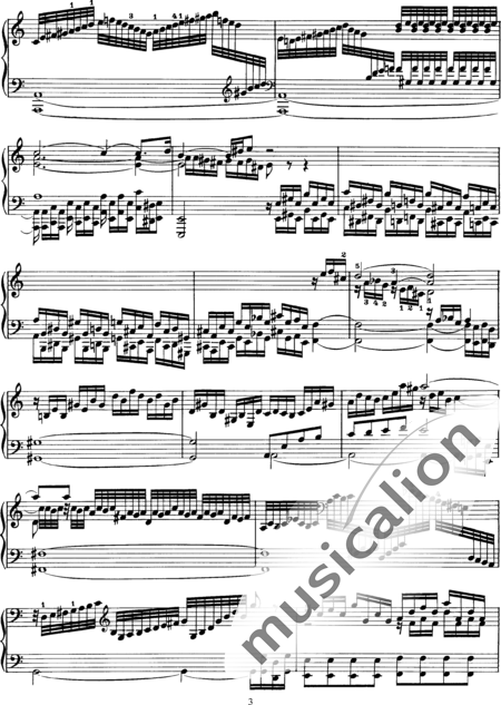 Liszt, Franz: Prelude and Fugue (arr.) - Piano:3