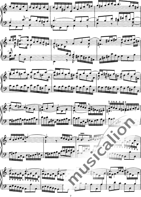 Liszt, Franz: Prelude and Fugue (arr.) - Piano:7