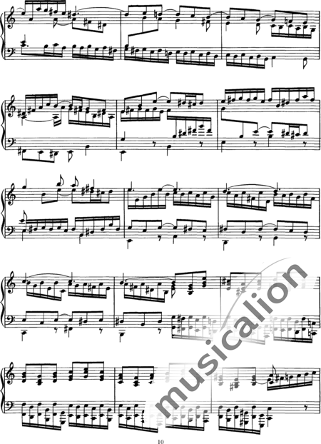Liszt, Franz: Prelude and Fugue (arr.) - Piano:10