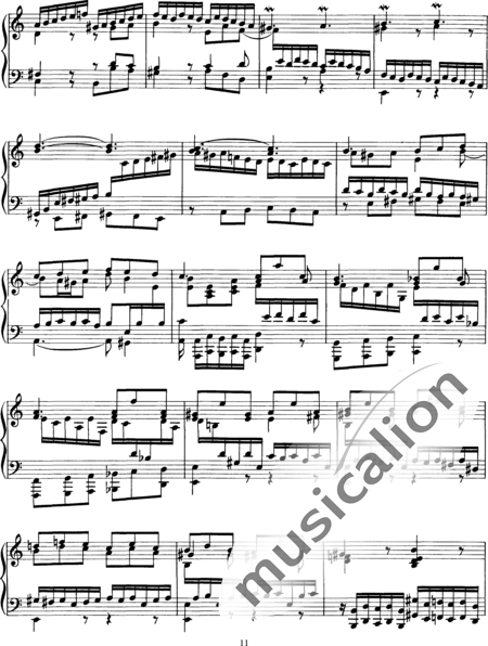 Liszt, Franz: Prelude and Fugue (arr.) - Piano:11