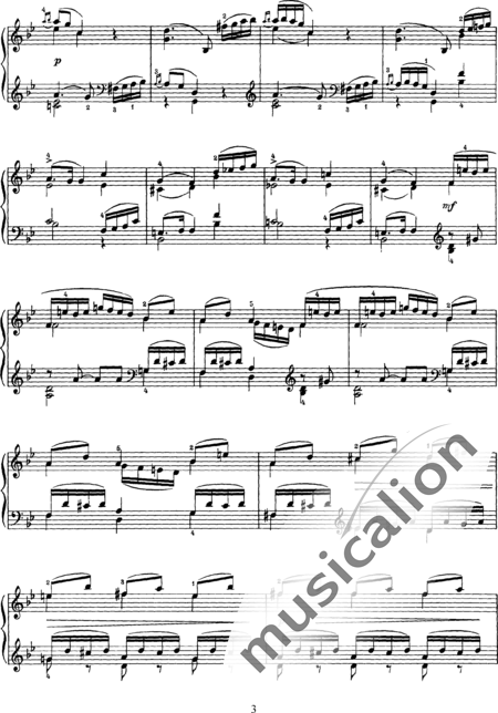 Tchaikovsky, Peter Iljitsch: Six Pieces: 1. Rêveries du Soir - Piano:3