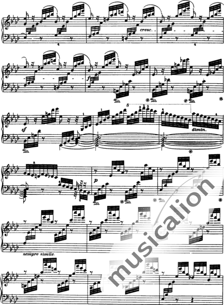 Czerny, Carl: Étude 6, Volume 1 - Piano:3
