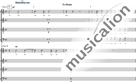 Caldara, Antonio: Te Deum - Chor>SATB:0