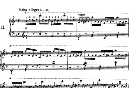 Czerny, Carl: Übung 11, Heft 2 - Klavier:0