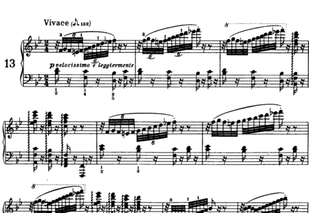 Czerny, Carl: Étude 13, Volume 2 - Piano:0