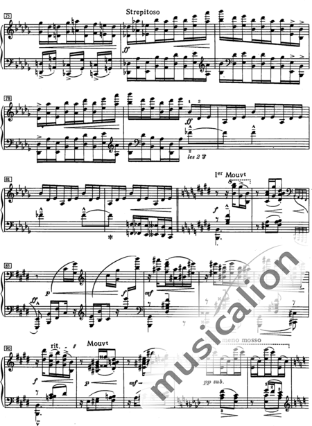 Debussy, Claude: Pour les octaves (For the Octaves) - Piano:5