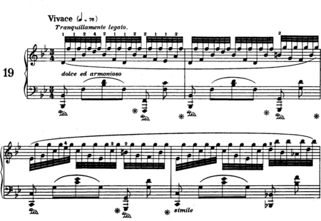 Czerny, Carl: Étude 19, volume 3 - Piano:0