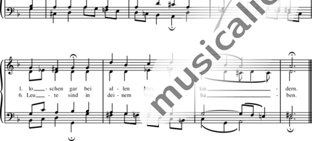 Bach, Johann Sebastian: Ach Gott, vom Himmel sieh darein (Choral) - Chor>SATB+Orgel:1