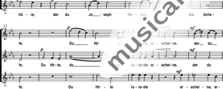 Bortniansky, Dmitri Stepanowitch: Du Hirte Israels, höre (Psalm 80, 2) - Choir>SAT:1