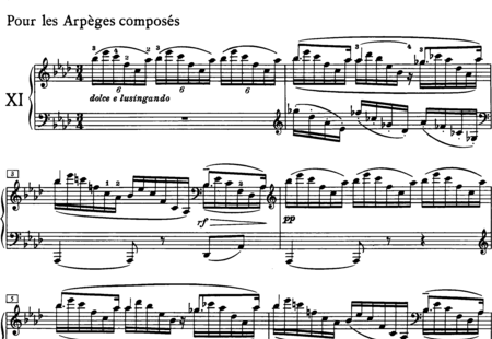 Debussy, Claude: Études: Pour les arpèges composés - Klavier:0