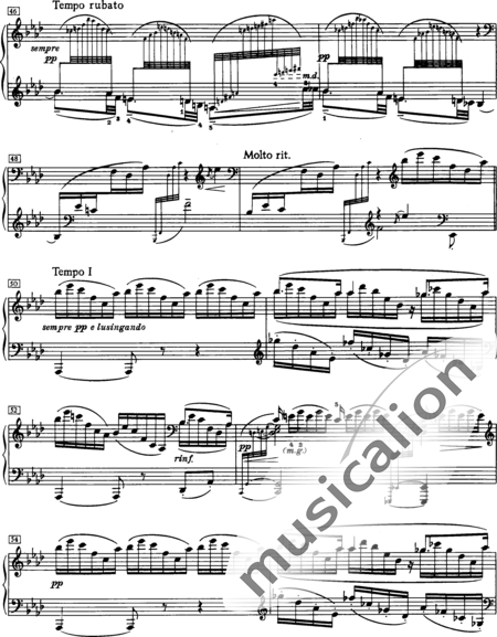 Debussy, Claude: Études: Pour les arpèges composés - Klavier:5