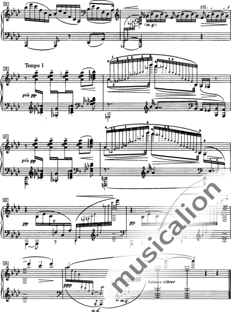 Debussy, Claude: Études: Pour les arpèges composés - Klavier:6