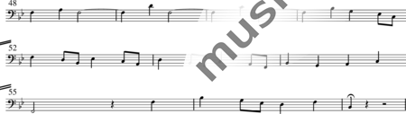 Bach, Johann Sebastian: Ach bleib bei uns, Herr Jesu Christ (Choral, ohne Text) - Chor>S+Violoncello+BC+Kb:17