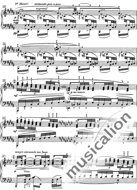 Debussy, Claude: Études: Pour les Agréments (For Ornaments) - Piano:5