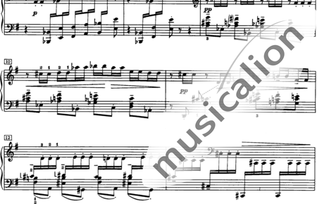 Debussy, Claude: Études: Pour les notes répétées (Für wiederholende Töne) - Klavier:1