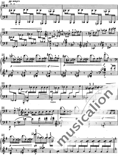 Debussy, Claude: Études: Pour les notes répétées (Für wiederholende Töne) - Klavier:2