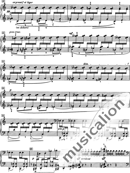 Debussy, Claude: Études: Pour les notes répétées (Für wiederholende Töne) - Klavier:3