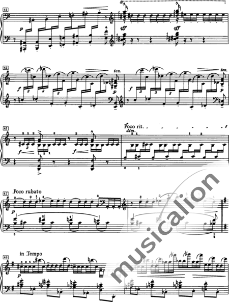 Debussy, Claude: Études: Pour les notes répétées (Für wiederholende Töne) - Klavier:4