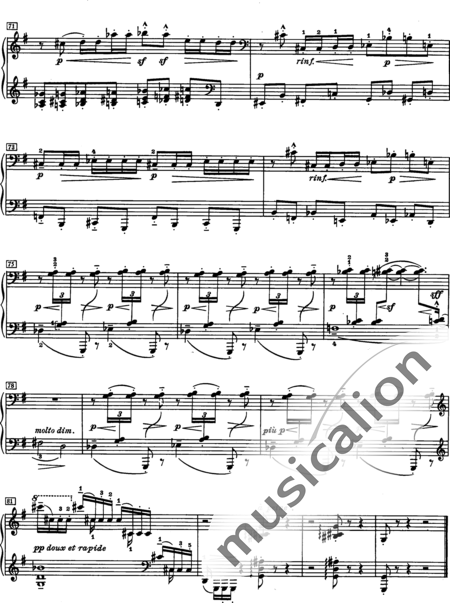 Debussy, Claude: Études: Pour les notes répétées (Für wiederholende Töne) - Klavier:7