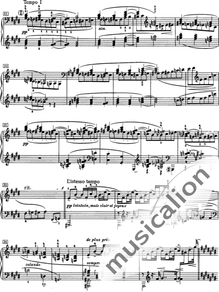 Debussy, Claude: Études: Pour les Sonorités Opposées - Piano:2