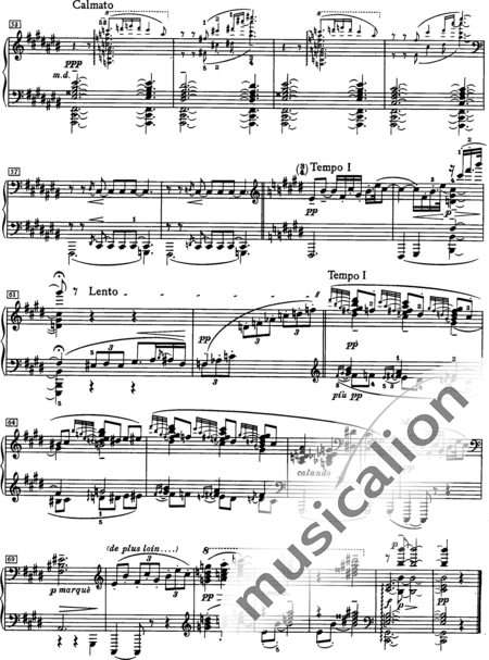 Debussy, Claude: Études: Pour les Sonorités Opposées - Piano:4