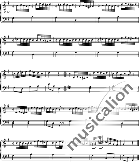 Weigel, Philipp Jacob : Variationen (46) - Klavier:16