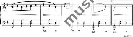 Brahms, Johannes: Walzer No. 10 - Klavier:2