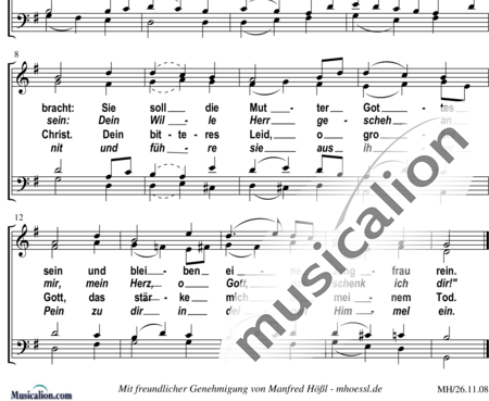 Hößl, Manfred: Der Engel des Herrn (Wallfahrerlied) - Chor>SATB:1