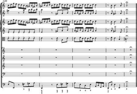 Bach, Johann Sebastian: Allein zu dir, Herr Jesu Christ (Choral) - Chor>SATB+Ob2+BC+[Vl2+Vla]:30