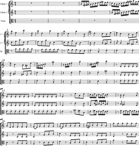 Bach, Johann Sebastian: Allein zu dir, Herr Jesu Christ (Choral) - Chor>SATB+Ob2+BC+[Vl2+Vla]:35