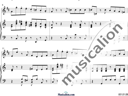 Auber, Daniel-François-Espr: L'éclat de rire (Laughing Aria from Manon Lescaut) - Clarinet+Piano:1