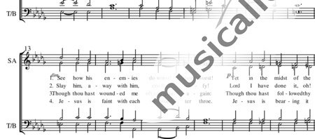 Stainer, John : The Crucifixion: 13. Hymn. The Mystery of Intercession - Chor>SATB:1