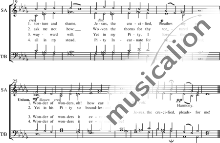 Stainer, John : The Crucifixion: 13. Hymn. The Mystery of Intercession - Chor>SATB:2