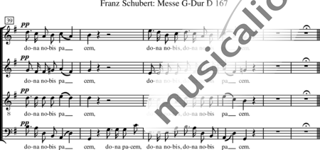 Schubert, Franz (Peter): Agnus Dei (Reducción coral ) - Coro>SATB:2