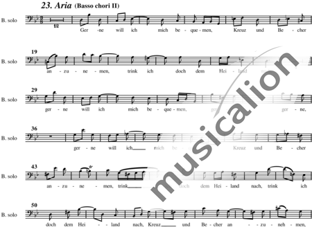 Bach, Johann Sebastian: St. Matthew´s Passion: No. 21 - 26 - Solo>sop/bajo+Coro>SATB:1