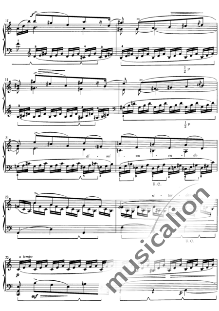 Arenski, Anton Stepanowitsch: Etüde Nr. 1 - Klavier:3