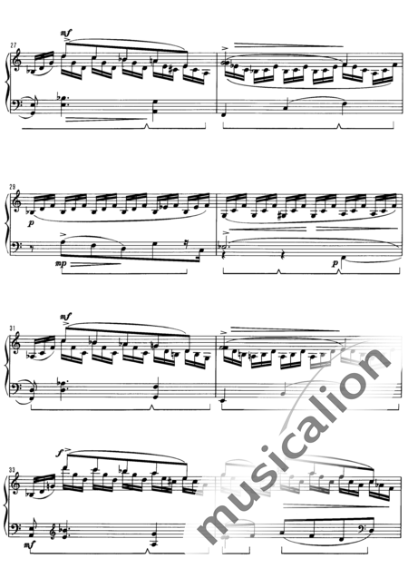 Arenski, Anton Stepanowitsch: Etüde Nr. 1 - Klavier:4