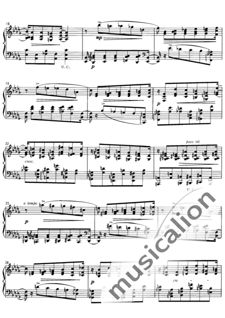 Arenski, Anton Stepanowitsch: Etüde Nr. 3 - Klavier:2