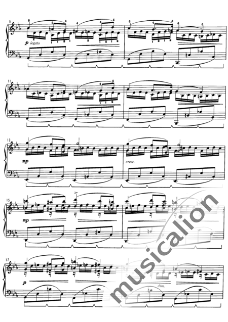 Arenski, Anton Stepanowitsch: Etüde Nr. 7 - Klavier:2