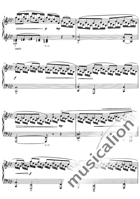 Arenski, Anton Stepanowitsch: Etüde Nr.11 - Klavier:2