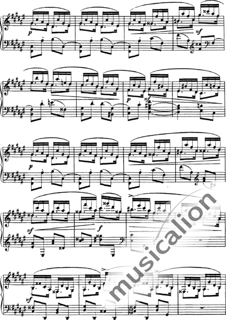 Arenski, Anton Stepanowitsch: Etüde Nr. 2 - Klavier:2